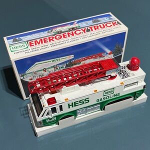Hess Gasoline Emergency Truck Toy - Red Ladder